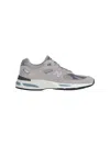 New Balance 991 V2 Mesh And Suede Low-top Sneakers