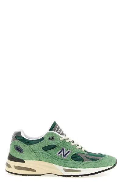 New Balance 'made In Uk 991v2' Sneakers In Green