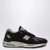 New Balance Mesh And Suede Sneakers With Reflective Accents In Black
