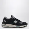 New Balance Mesh And Suede Sneakers With Reflective Accents In Blue