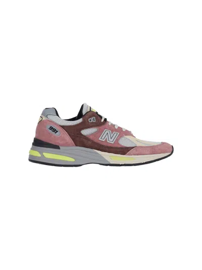 New Balance 'made In Uk 991v2' Sneakers In Pink
