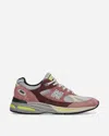 NEW BALANCE MADE IN UK 991V2 SNEAKERS ROSEWOOD / DEEP TAUPE / QUIET GRAY