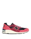 New Balance 990v2 Made In Usa Teddy Santis Sneakers In Red