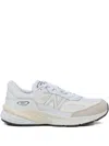 New Balance Made In Usa 990v6 Lace-up Sneakers In White