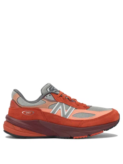 New Balance Modern Sneakers With Padded Collar And Mesh In Red