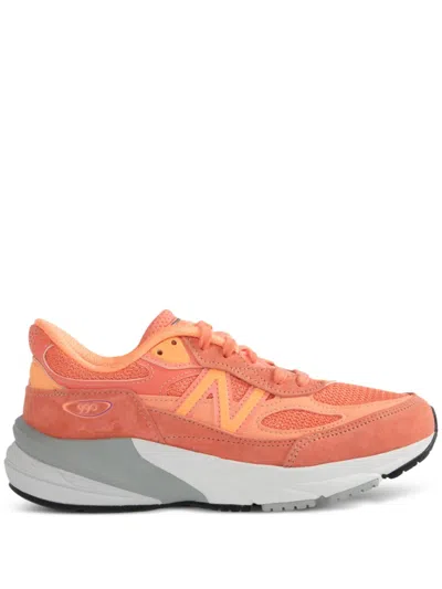 New Balance Made In Usa 990v6 Sneakers In Orange