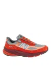New Balance Modern Sneakers With Padded Collar And Mesh In Red