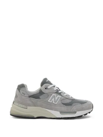 New Balance Made In Usa 992 Suede Sneakers In Gray