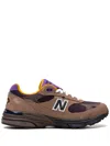 New Balance 993 Sneakers In Brown Suede Round Toe In Brown