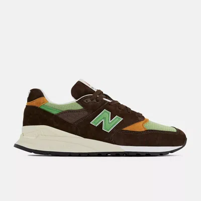 New Balance Made In Usa 998 Brown/green U998bg Men's