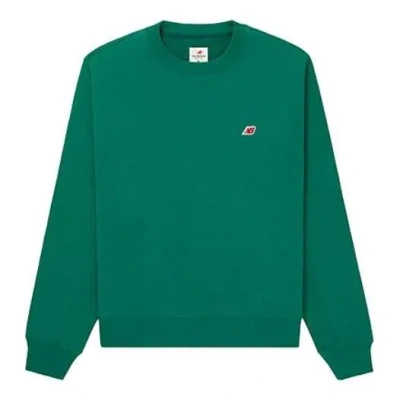 New Balance Made In Usa Core Crewneck Sweatshirt 'classic Pine' In Green