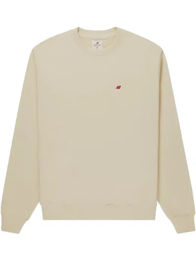 New Balance Crew-neck Sweatshirt In Neutrals
