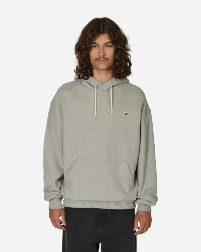 New Balance Made In Usa Core Hooded Sweatshirt In Grey