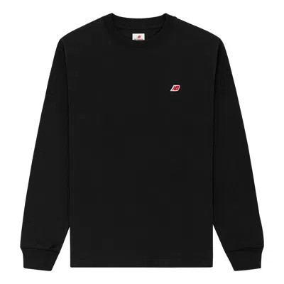 New Balance Made In Usa Core Long Sleeve T-shirt 'black'