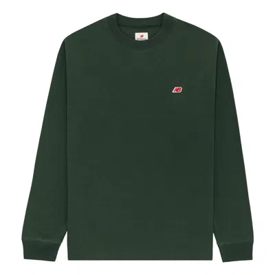 New Balance Made In Usa Core Long Sleeve T-shirt 'midnight Green'