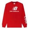 New Balance Made In Usa Heritage Long Sleeve T-shirt 'team Red'