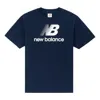 New Balance Made In Usa Heritage Short Sleeve T-shirt 'natural Indigo' In Blue