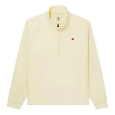 New Balance Made In Usa Quarter Zip 'dawn Glow' In Yellow