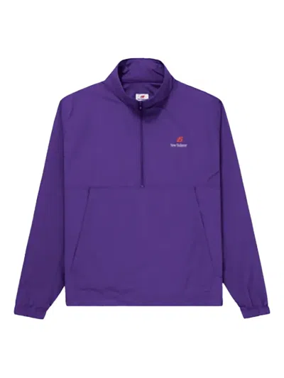 New Balance Made In Usa Quarter-zip Sweatshirt In Purple