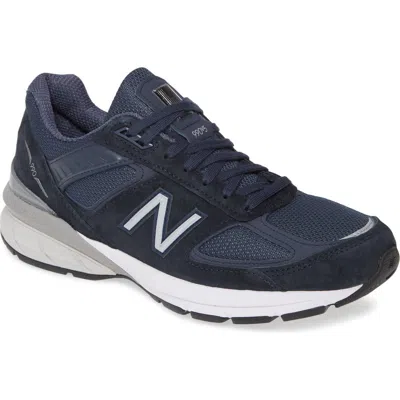 New Balance Made In Navy/silver Suede