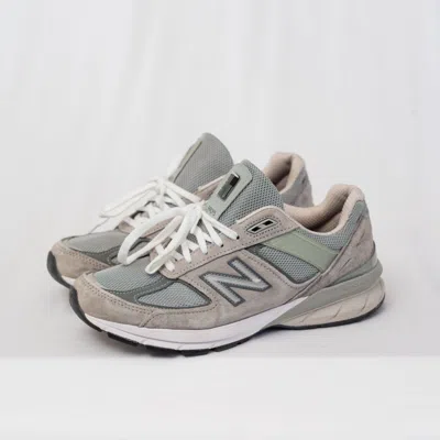 Pre-owned New Balance Made Us 990v5 Suede & Mesh Sneakers, Eu42
