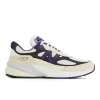 New Balance Made In White/black Plum