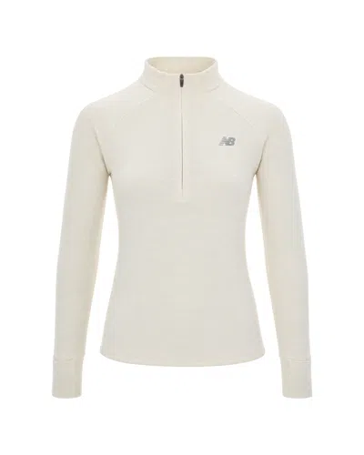 New Balance Women's Athletics Heat Grid 1/2 Zip In Brown
