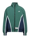 New Balance Giubbino Imbottito In Nylon Bicolor Uomo In Green
