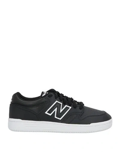 New Balance Man Sneakers Black Size 9 Leather