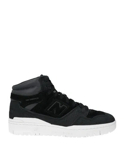 New Balance Man Sneakers Black Size 9 Leather
