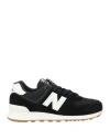 New Balance Man Sneakers Black Size 9 Leather, Textile Fibers