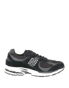 New Balance Mens Black White 2002 Logo-patch Suede And Mesh Low-top Trainers In Black