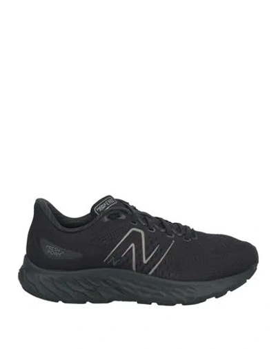 NEW BALANCE NEW BALANCE MAN SNEAKERS BLACK SIZE 8.5 TEXTILE FIBERS