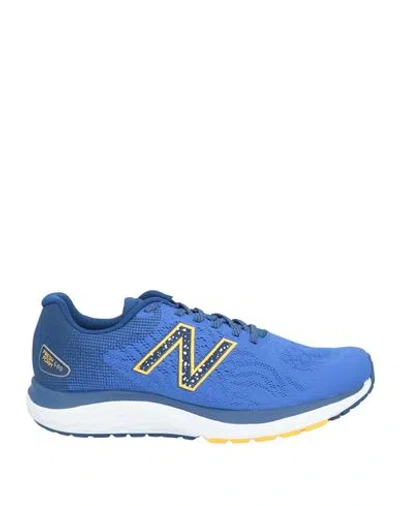 New Balance Man Sneakers Blue Size 9 Textile Fibers