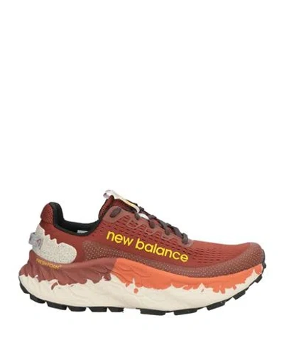 New Balance Man Sneakers Brown Size 9 Textile Fibers