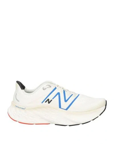 New Balance Man Sneakers Cream Size 9 Textile Fibers In White