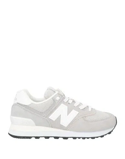 New Balance Man Sneakers Light Grey Size 4 Leather, Textile Fibers