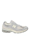 New Balance Man Sneakers Light Grey Size 9 Leather, Textile Fibers In Grey