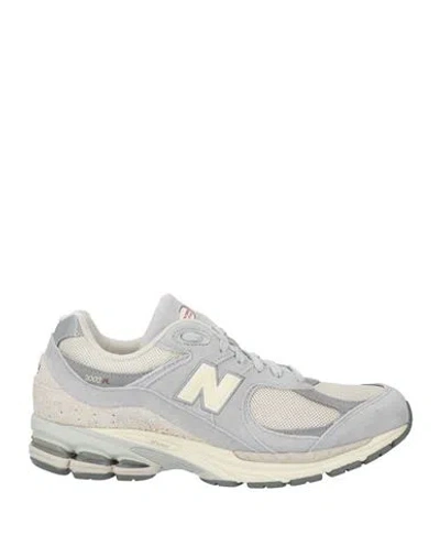 New Balance Man Sneakers Light Grey Size 9 Leather, Textile Fibers
