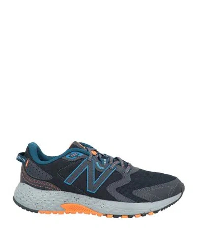 New Balance Man Sneakers Midnight Blue Size 9 Textile Fibers In Gray