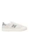 New Balance Man Sneakers Off White Size 9 Leather In Off White