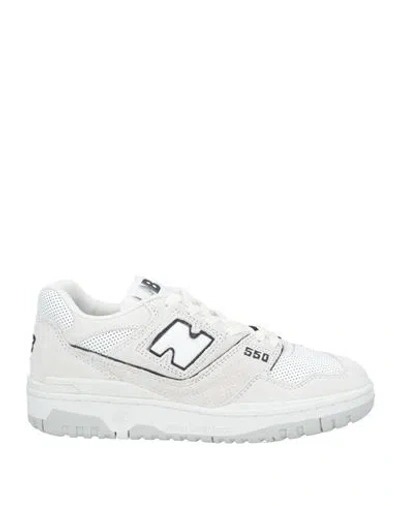 New Balance Man Sneakers Off White Size 9 Leather