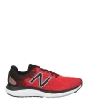 New Balance Man Sneakers Red Size 15 Textile Fibers In Red