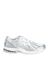 New Balance Man Sneakers Silver Size 11 Textile Fibers, Synthetic Fibers In Silver