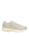 New Balance Man Sneakers Taupe Size 9 Textile Fibers