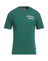New Balance Man T-shirt Emerald Green Size S Cotton In Green