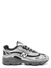 New Balance Mens Silver Metallic Green 1000 Metallic Mixed-material Trainers In Metallic