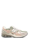 New Balance Multicolor Sneakers With Cushioned Sole And Unique Lacing In Nude & Neutrals