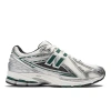 New Balance 1906r Panelled Sneakers In Grey/green/white