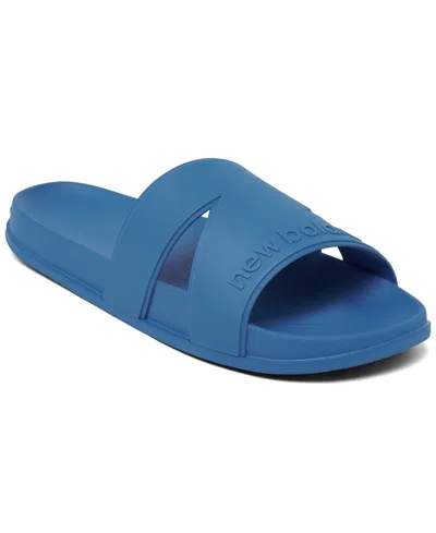 New Balance Men's 200 Slide Sandals From Finish Line In Blue